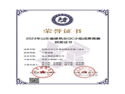 公司榮獲2023年榮獲省級(jí)QC成果利用活動(dòng)小車(chē)降低鋼灰?guī)焓┕こ杀?>      </a>
                      </div>
                      <div   id=